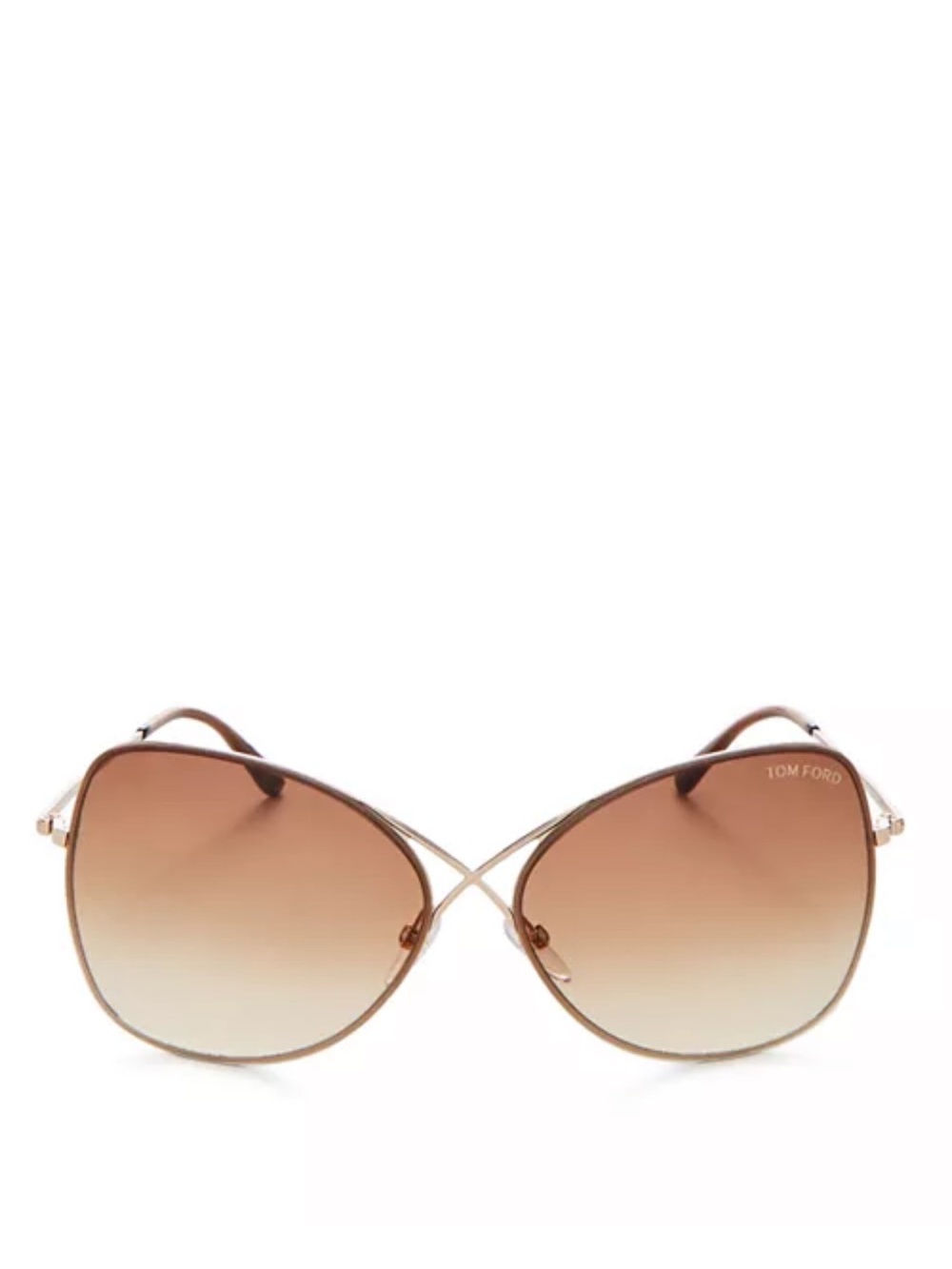 Tom Ford Women’s Gold Frame Brown Gradient Sunglasses